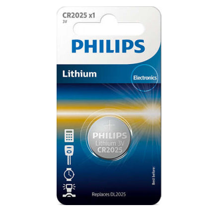 Philips 2025 3v Lithium Coin Battery