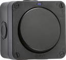IP66 20AX 1G SP 2-way switch - Black