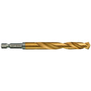 Milwaukee Red Hex ShockWave Impact Duty HSS-Ground Titanium Metal Drill Bits