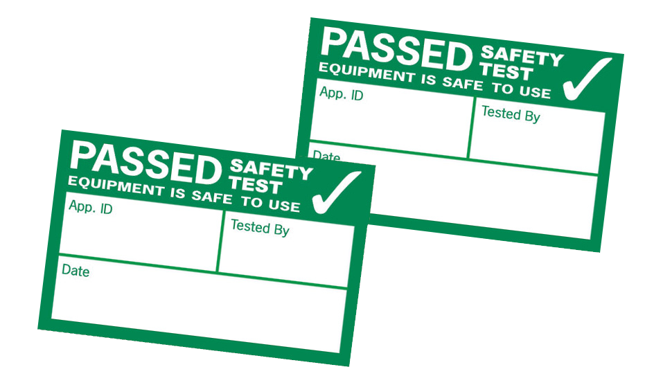 500 PASS PAT test labels