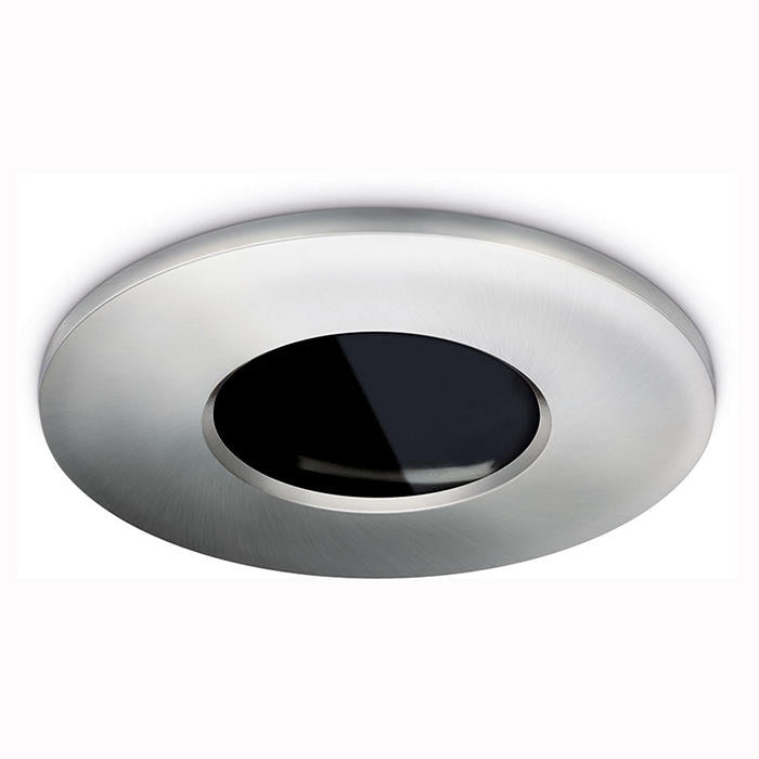 Brushed nickel bezel | For use with Fireguard® Next Generation IP65 fire rated downlight