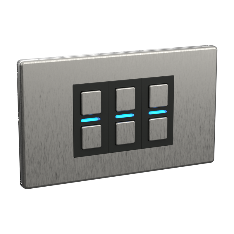 Computer Dimmer Stainless Steel Smart Dimmer (3 Gang)