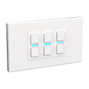 White Smart Dimmer (3 Gang)