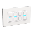 White Smart Dimmer (4 Gang)