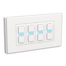 White Smart Dimmer (4 Gang)