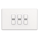 Wire-Free Smart Switch (3 Gang) - White
