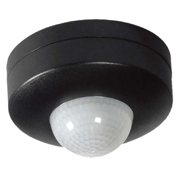Surface Mounted 360 degree PIR - Black