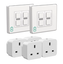 Indoor Christmas Lights Bundle - White Metal