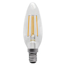 BELL Lighting 60720 3.3W 2700K SES E14 Dimmable Filament Clear Candle LED Lamp