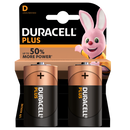 Duracell D Cell Battery - 2 Pack
