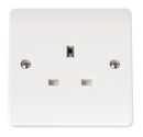 13A 1 Gang Unswitched Socket Outlet