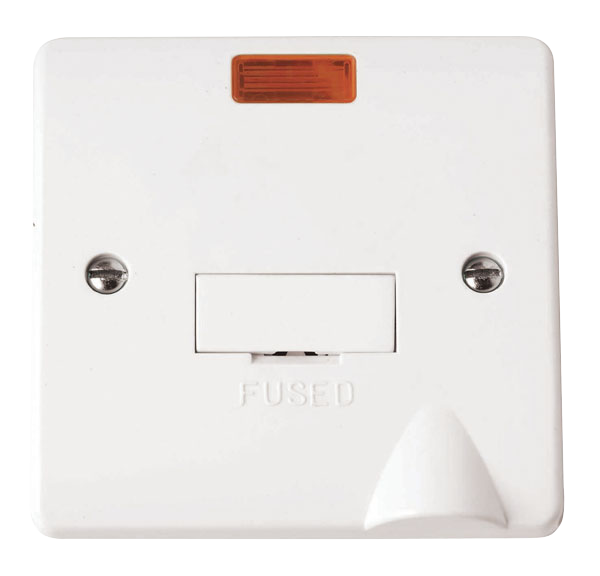 13A Fused Connection Unit With Neon & Optional Flex Outlet