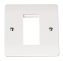 1 Gang New Media™ Unfurnished Plate - 1 Aperture
