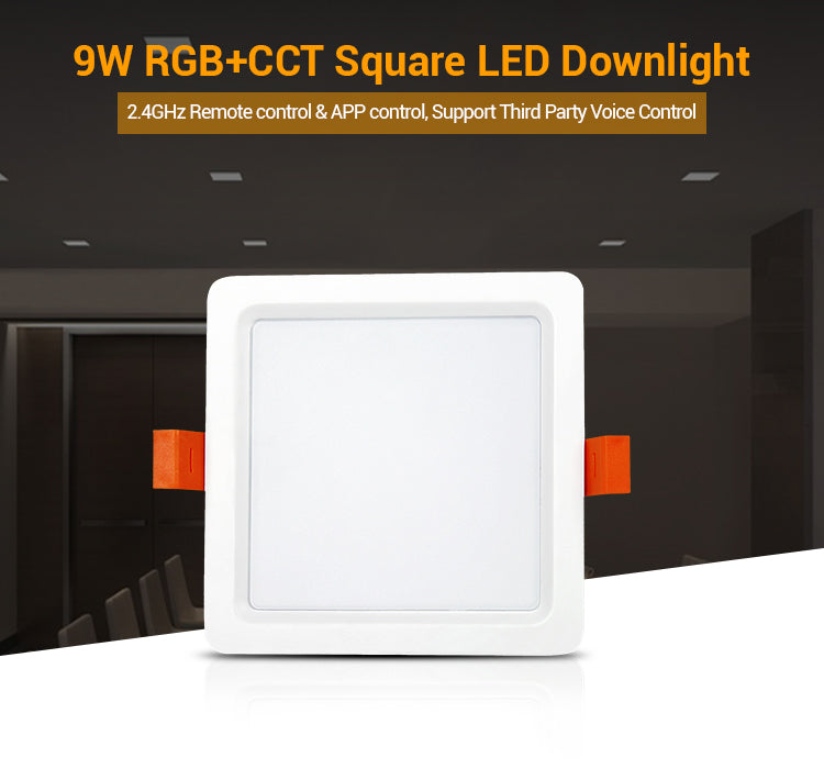 9W RGB+CCT Square LED