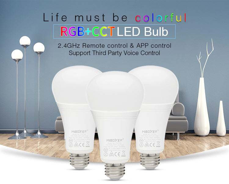 12W RGB+CCT LED Bulb