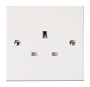 13A 1 Gang Unswitched Socket Outlet