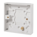 1 Gang 16mm Deep Pattress Box With Earth Terminal