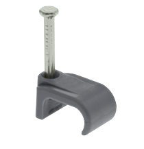 1.0 - 1.5mm² (T&E Cable) Cable Clips - Grey