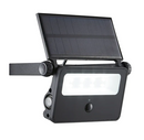 2w Solar Powered Security Light w PIR 6000k Black