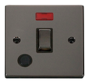 20A Ingot Double Pole Plate Switch With Optional Flex Outlet With Neon