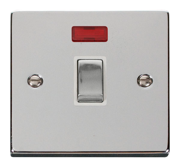 20A Ingot Double Pole Plate Switch With Neon
