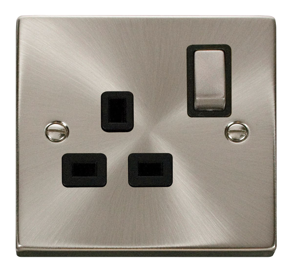 13A Ingot 1 Gang Double Pole Switched Socket Outlet