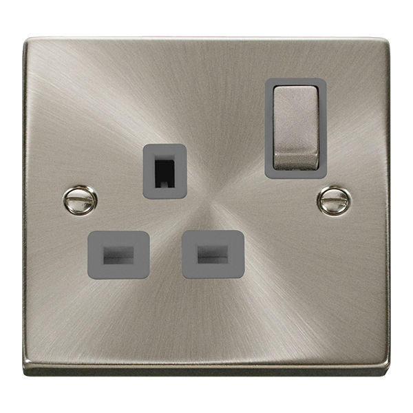 13A Ingot 1 Gang Double Pole Switched Socket Outlet