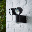 Sirocco 2lt LED Spotlight /w Pir Blk